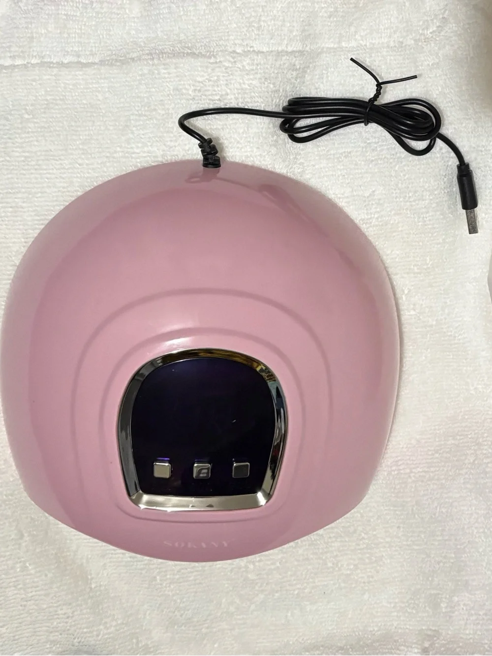 🩷NWT Pink LED Nail Dryer with Digital Timer